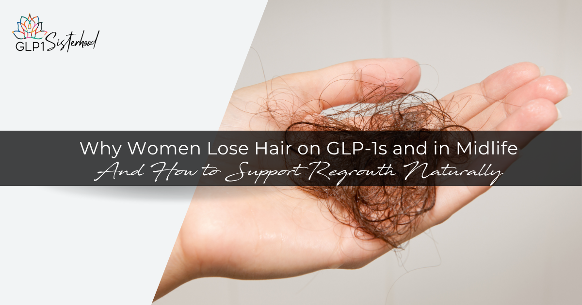 Why Women Lose Hair on GLP1s and in Midlife And How to Support Regrowth Naturally and Medically 1