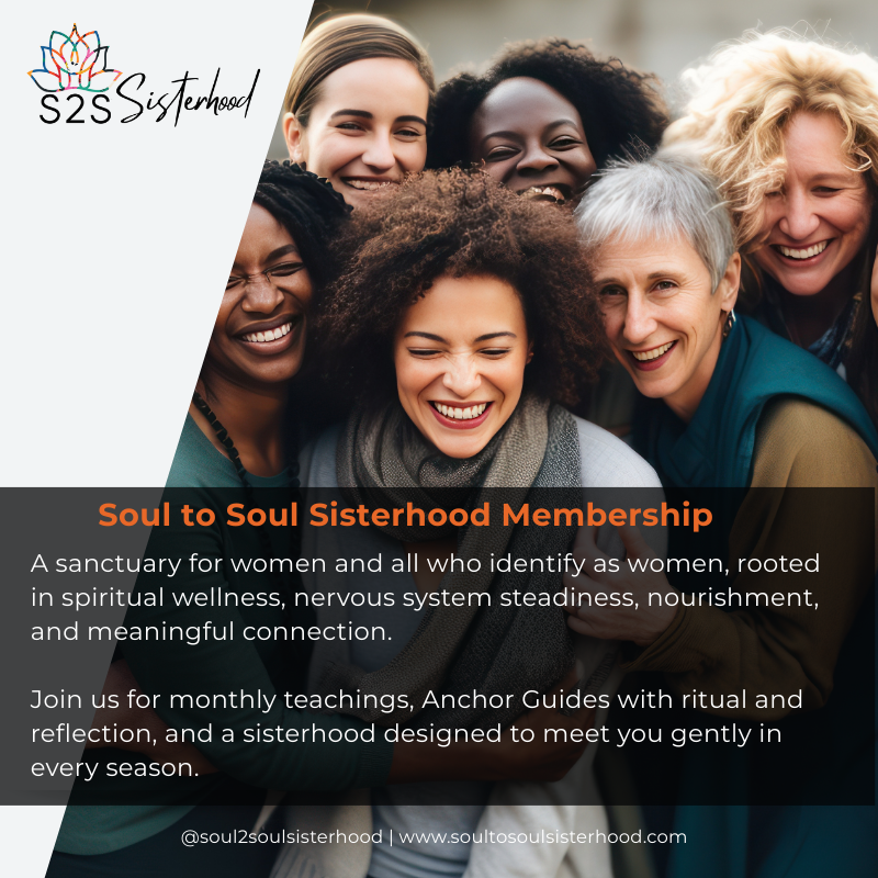 Soul to Soul Sisterhood community of women sharing connection and joy